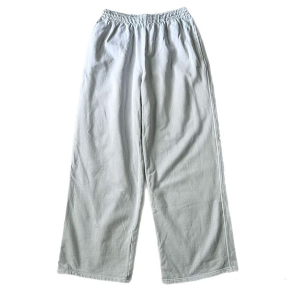 Skims Cotton Fleece Classic Straight Leg Sweatpants Periwinkle Blue Size Large - Picture 1 of 7